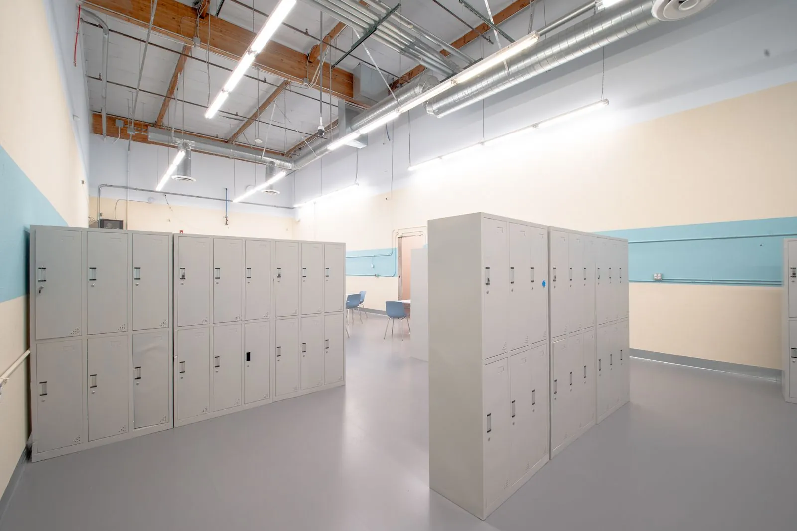 Locker banks and changing partitions